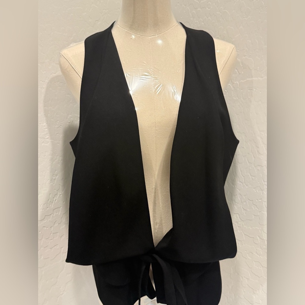 BCBGMaxAzria Black Vest